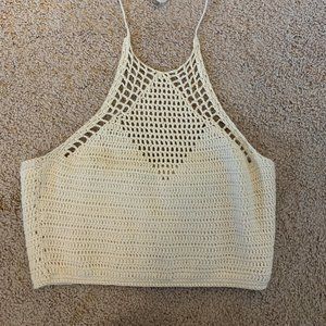 Croche Crop Top